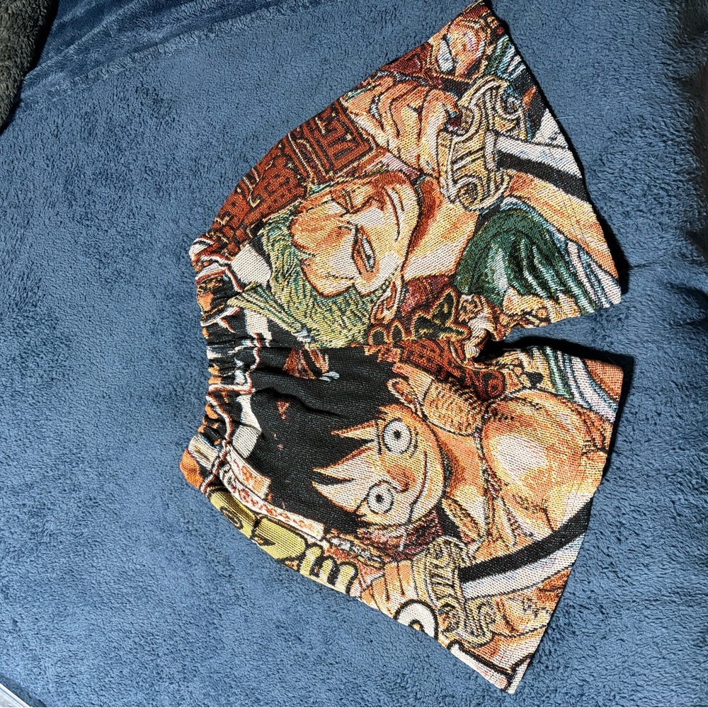 Brand New "One Piece Tapestry" Shorts Size XS